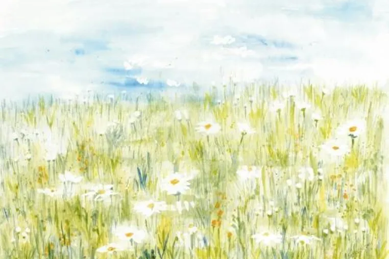 Bild: Ausstellung im JUNI 2010 - Klinik am Eichert - Blühendes Leben von Hildegard Beck