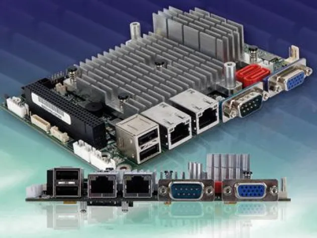 Bild: Lüfterfreier Dual Core embedded SBC mit PCI-104