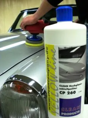 Bild: Starker Glanz - silikonfreie Politur, luftdurchlässige Pads und stabile Polierteller