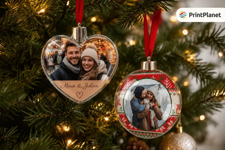 Weihnachtskugel mit Foto: Persönliche Erinnerungen für den Weihnachtsbaum Bild: Weihnachtskugel mit Foto: Persönliche Erinnerungen für den Weihnachtsbaum