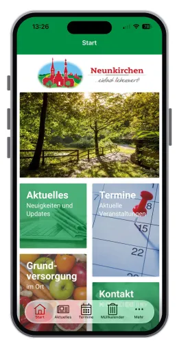 Bild: Gemeinde Neunkirchen startet eigene Bürger-App mit Leinberger Media aus Schönbrunn