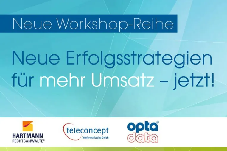 Bild: Start der Workshop-Reihe „Neue Erfolgsstrategien für mehr Umsatz – jetzt!“