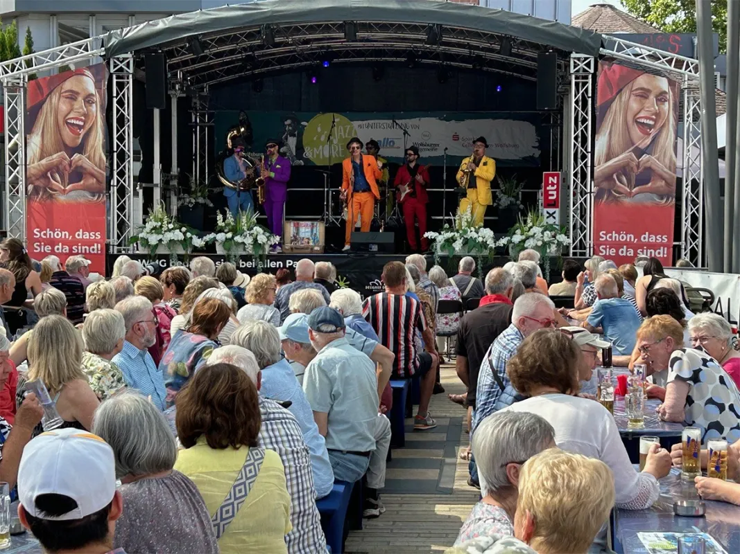 Brazzo Brazzone bei Jazz & more 2024 (© WMG Wolfsburg, Foto: Matthias Leitzke)
