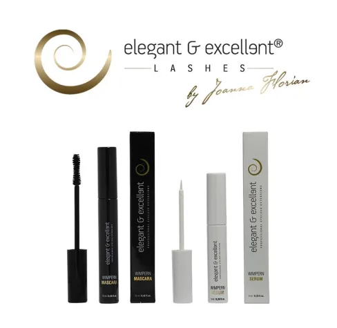 Bild: Pflegende Mascara und Wimpernserum von Elegant & Excellent Lashes