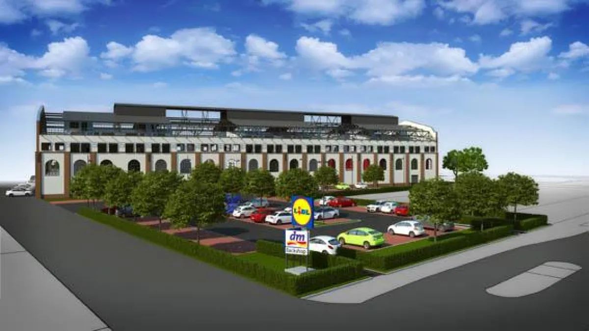 So wird sie nach Fertigstellung aussehen: Die denkmalgeschützte Halle 18 im Stahlwerk Becker wird in den nächsten Monaten umgebaut