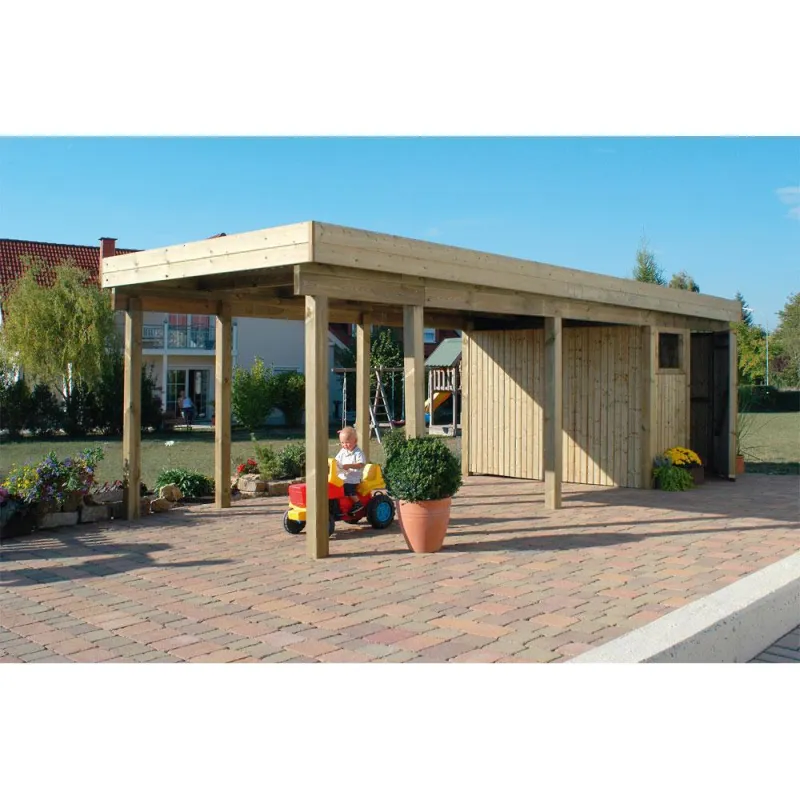 Carport und Garage