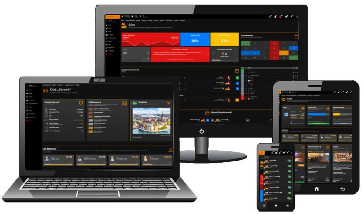 Das Boxen Browsergame Online Boxing Manager mit neuem Layout für mobile Entgeräte (© Mario Kaufmann)