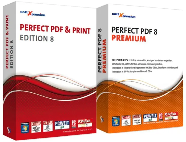 Bild: Perfect PDF 8 Premium und Perfect PDF & Print 8 – 50% Rabatt für Nutzer anderer PDF-Programme