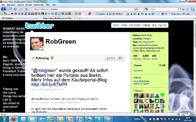Bild: Sponsoring 2.0: Käuferportal.de kauft TwitterAccount von Robert Basic und schenkt ihn zurück