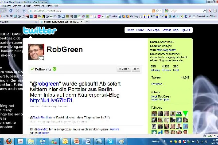 Bild: Sponsoring 2.0: Käuferportal.de kauft TwitterAccount von Robert Basic und schenkt ihn zurück