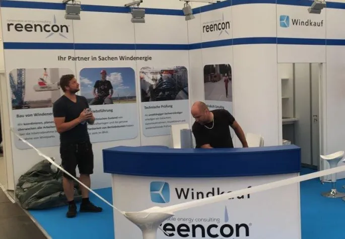 Bild: reencon & Windkauf auf der Husum Wind