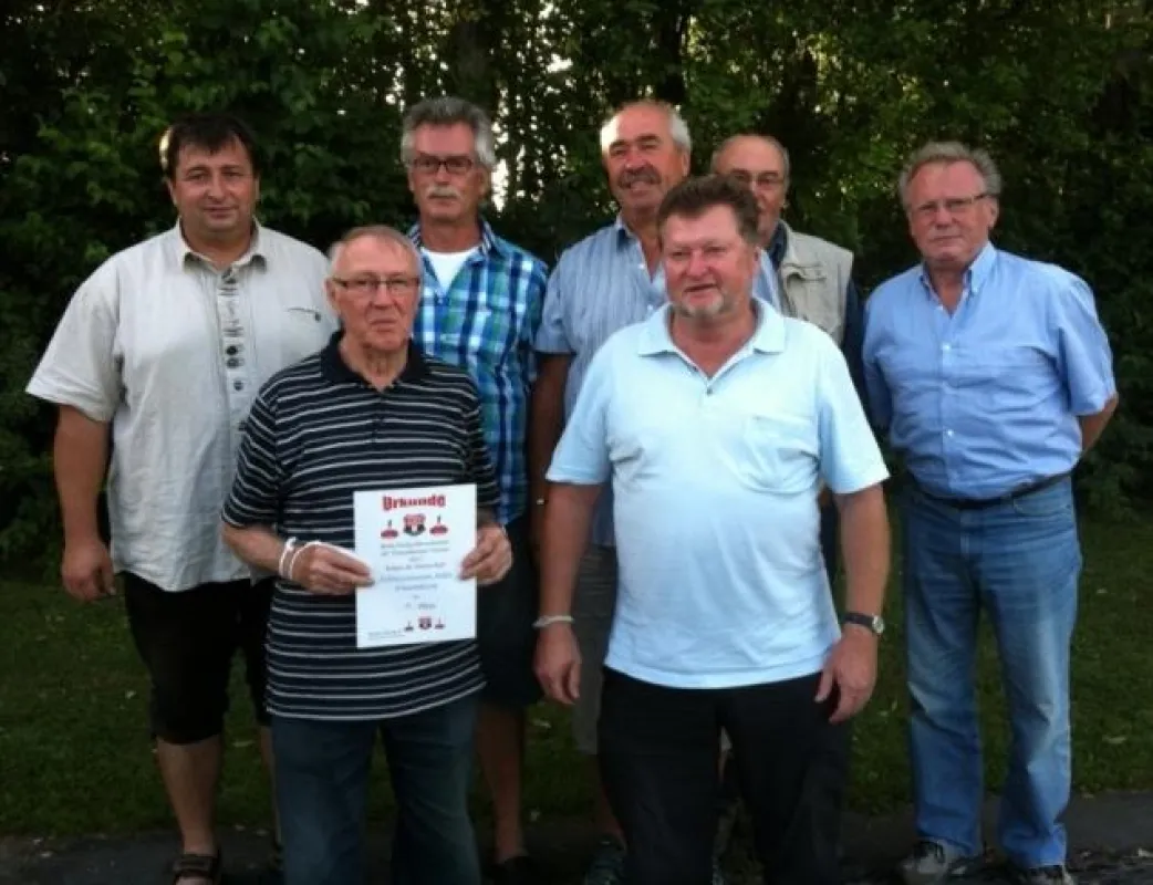 Sieger des Stockturniers der Unsernherrner Vereine: SV Adler Unsernherrn
