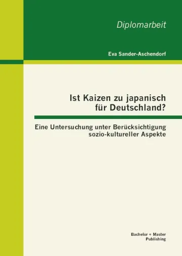 Bild: Buchveröffentlichung: Ist Kaizen zu japanisch für Deutschland?