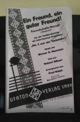 Bild: "Ein Freund, ein guter Freund" - Robert Gilbert zum 117. Geburtstag am 29.09.