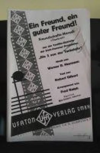 Bild: "Ein Freund, ein guter Freund" - Robert Gilbert zum 117. Geburtstag am 29.09.