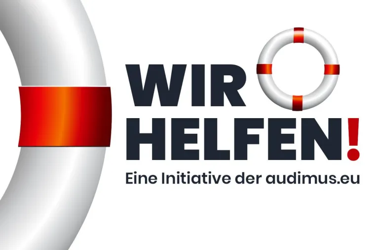 Bild: Initiative "Wir helfen" von audimus