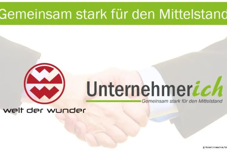 Unternehmerich und Welt der Wunder gehen Partnerschaft ein Bild: Unternehmerich und Welt der Wunder gehen Partnerschaft ein