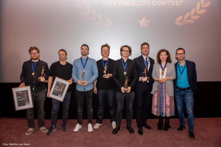 nextReality.Award für innovative VR- und AR-Projekte in Hamburg verliehen Bild: nextReality.Award für innovative VR- und AR-Projekte in Hamburg verliehen