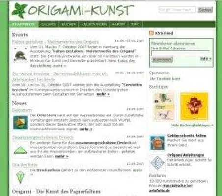 Bild: 1 Jahr Origami-Kunst