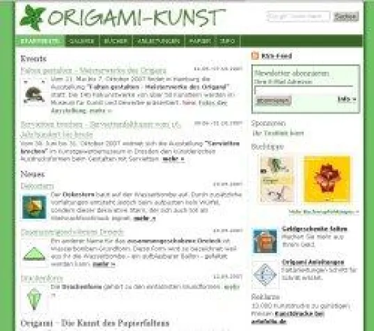 Bild: 1 Jahr Origami-Kunst