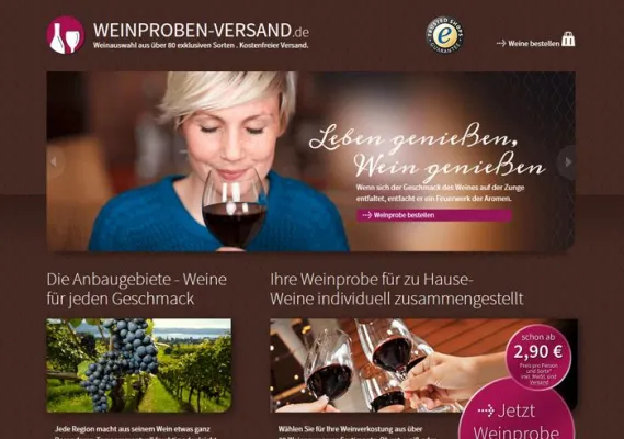 Bild: Gaumenfreude per Post: Weinproben online zusammenstellen und nach Hause liefern lassen