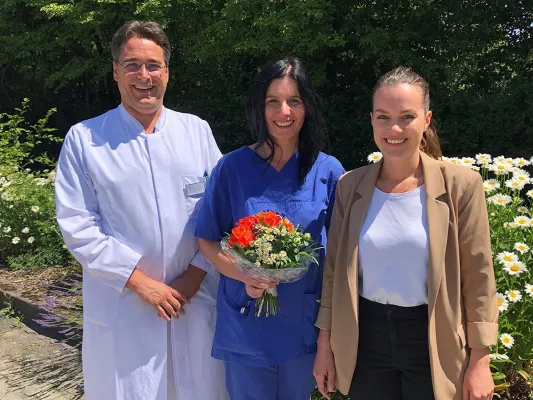 Bild: Asklepios Klinik Oberviechtach: Stephanie Schmidt schließt MFA-Ausbildung als Jahrgangsbeste ab