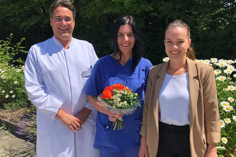 Bild: Asklepios Klinik Oberviechtach: Stephanie Schmidt schließt MFA-Ausbildung als Jahrgangsbeste ab