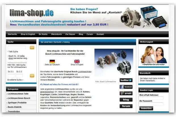 Bild: Lichtmaschine, Ersatzteile und mehr