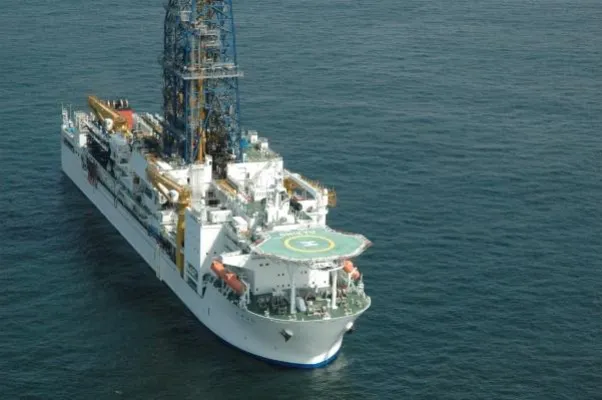 Bild: Hamburger Wissenschaftler auf Forschungsexpedition mit der "Chikyu" in der Suruga-Bucht, Japan