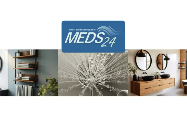 Bild: „Meds24 startet durch: Neuer Onlineshop für Bad & Sanitär setzt auf DIY-Ansatz“