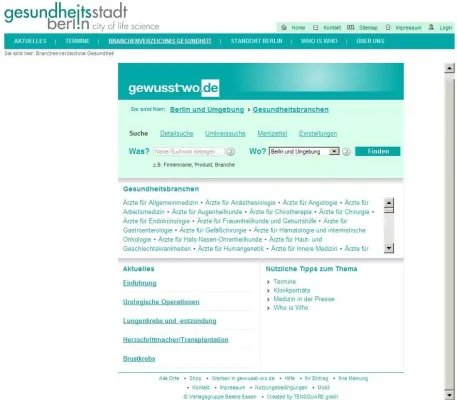 Bild: Mehr Transparenz im Berliner Gesundheitswesen schafft neue Onlinekooperation