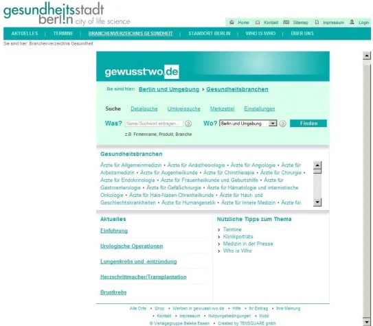 Bild: Mehr Transparenz im Berliner Gesundheitswesen schafft neue Onlinekooperation