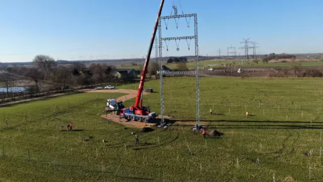 Bild: HanseWerk: SH Netz - Rund 23 Millionen Euro für Ersatzneubau der 110-kV-Leitung zwischen Flensburg und Weding