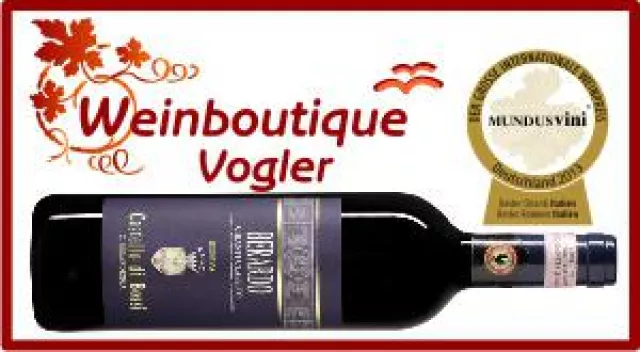 Bester Rotwein Italiens von „Castello di Bossi“ bei Weinboutique Vogler Bild: Bester Rotwein Italiens von „Castello di Bossi“ bei Weinboutique Vogler
