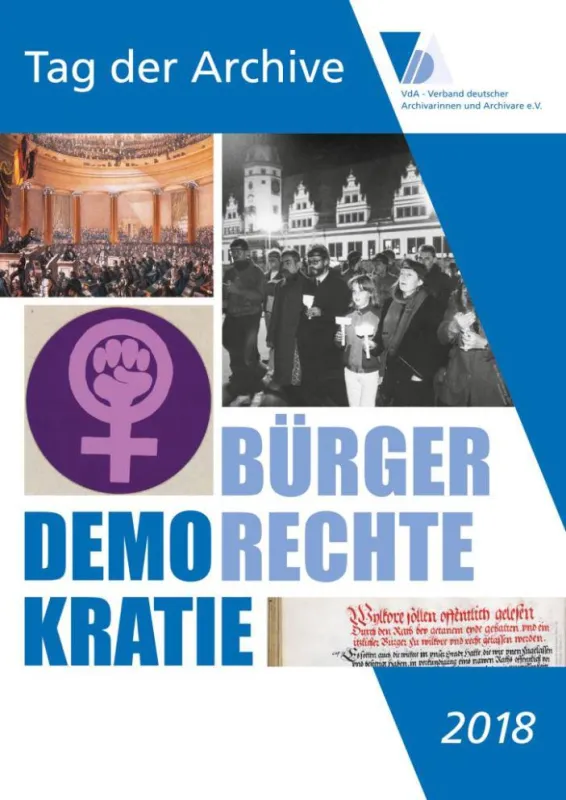 Plakat zum 9. TAG DER ARCHIVE 2018