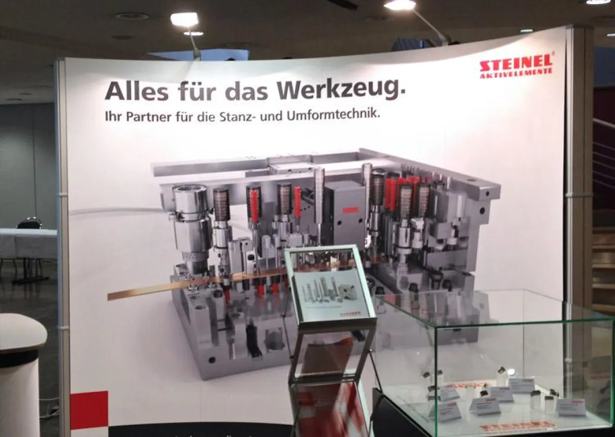 Kongress Stanztechnik - der Stand von Steinel Aktivelemente
