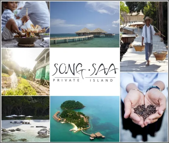 Bild: Frisch geerntete Gaumenfreuden auf Song Saa Private Island