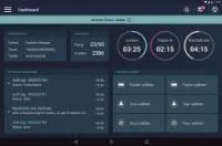 Bild: Informationen aus Truck und Trailer auf dem Tablet mit der cargofleet DriverApp