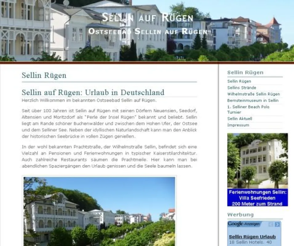 Startseite SellinRuegen.de