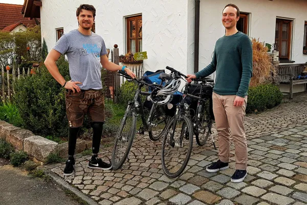Bild: Ohne Beine 612 km von München nach Venedig mit dem Fahrrad