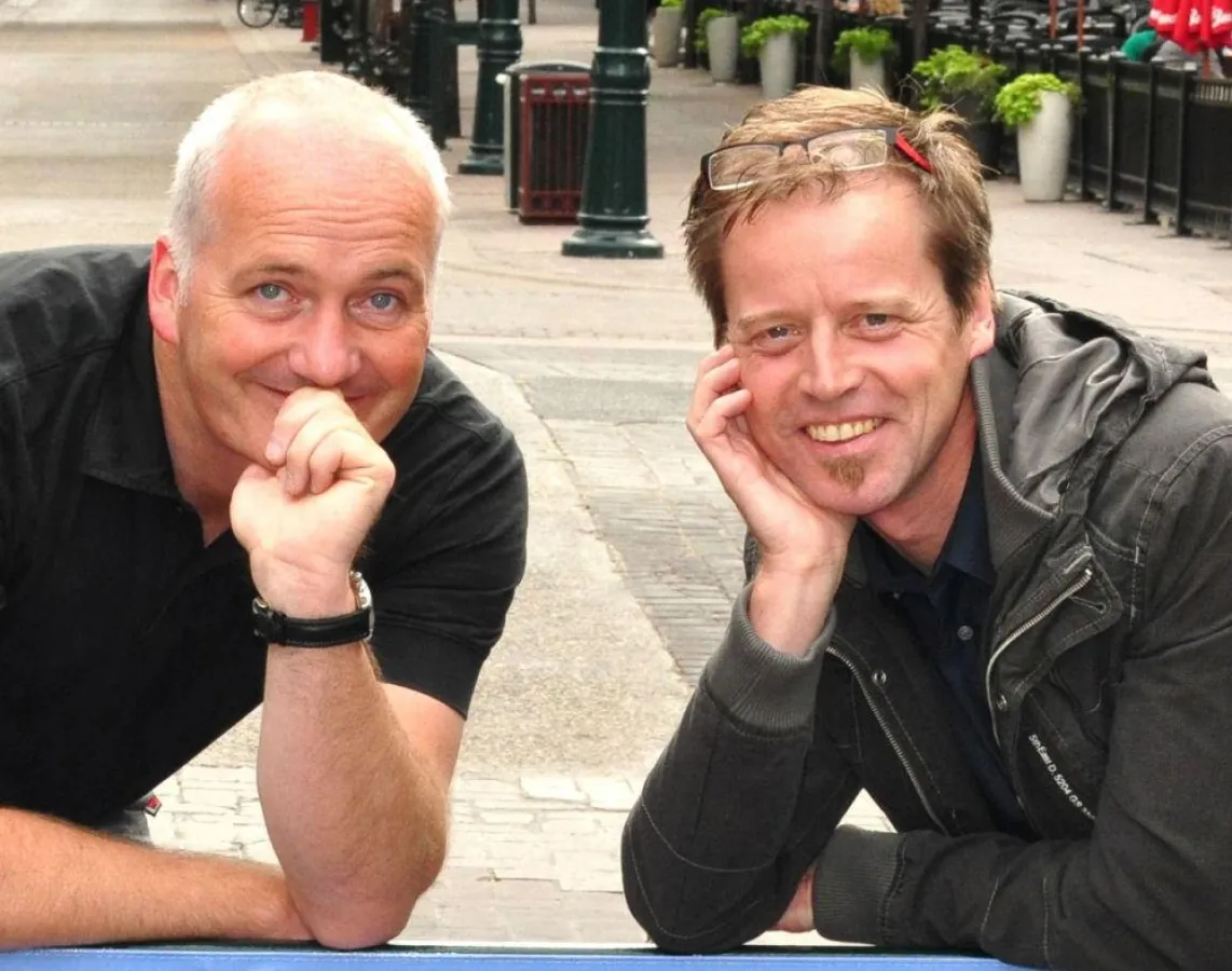 Die Wortgewaltigen: Hubert Romer (links) und Jörg Wehrmann.