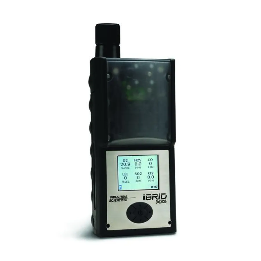 MX6 iBridTM erkennt bis zu sechs potentiell gefährliche Gase.