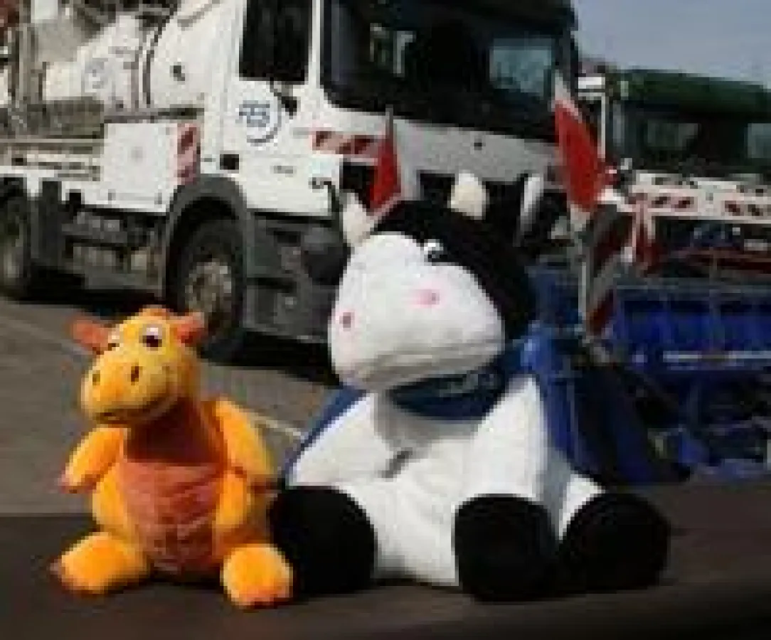 Elsa von der IBSolution GmbH traf auf Fessie, Mitarbeiter bei der FES.