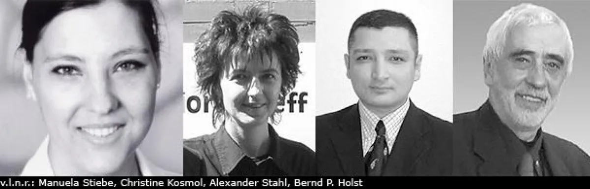PR Group Freiwilligenbörse Hamburg (v.l.n.r.): Manuela Stiebe, Christine Kosmol, Alexander Stahl, Bernd P. Holst