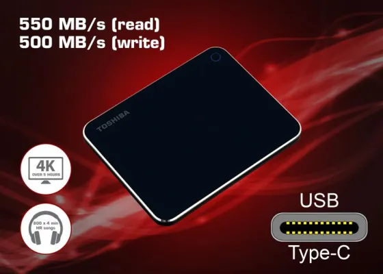 Bild: Toshiba Memory Europe stellt portable SSDs der neuen XS700-Serie vor