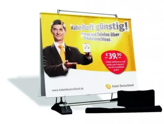 Bild: Outdoor Werbeträger für den CARAVAN SALON 2010