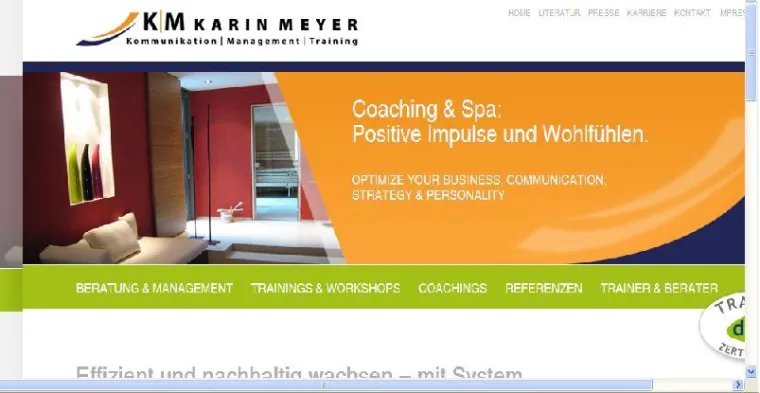 Bild: Neuer Look, neuer Style: Coaching & Spa auf neuer Website inszeniert