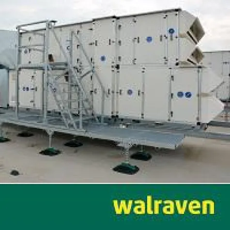 Bild: Errichtung von Wartungsplattformen