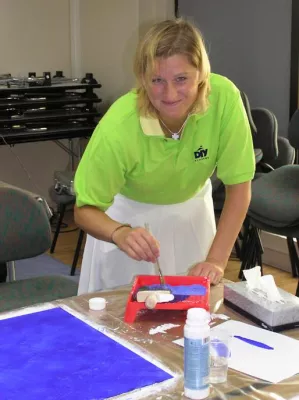 Bild: Urlaub einmal anders: Ferienkurs Kreative Wandgestaltung mit Farben in der Toskana