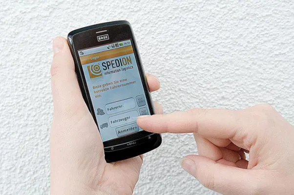 Bild: Telematik-App von SPEDION unterstützt Fahrer: Mühelos von einem Stopp zum anderen